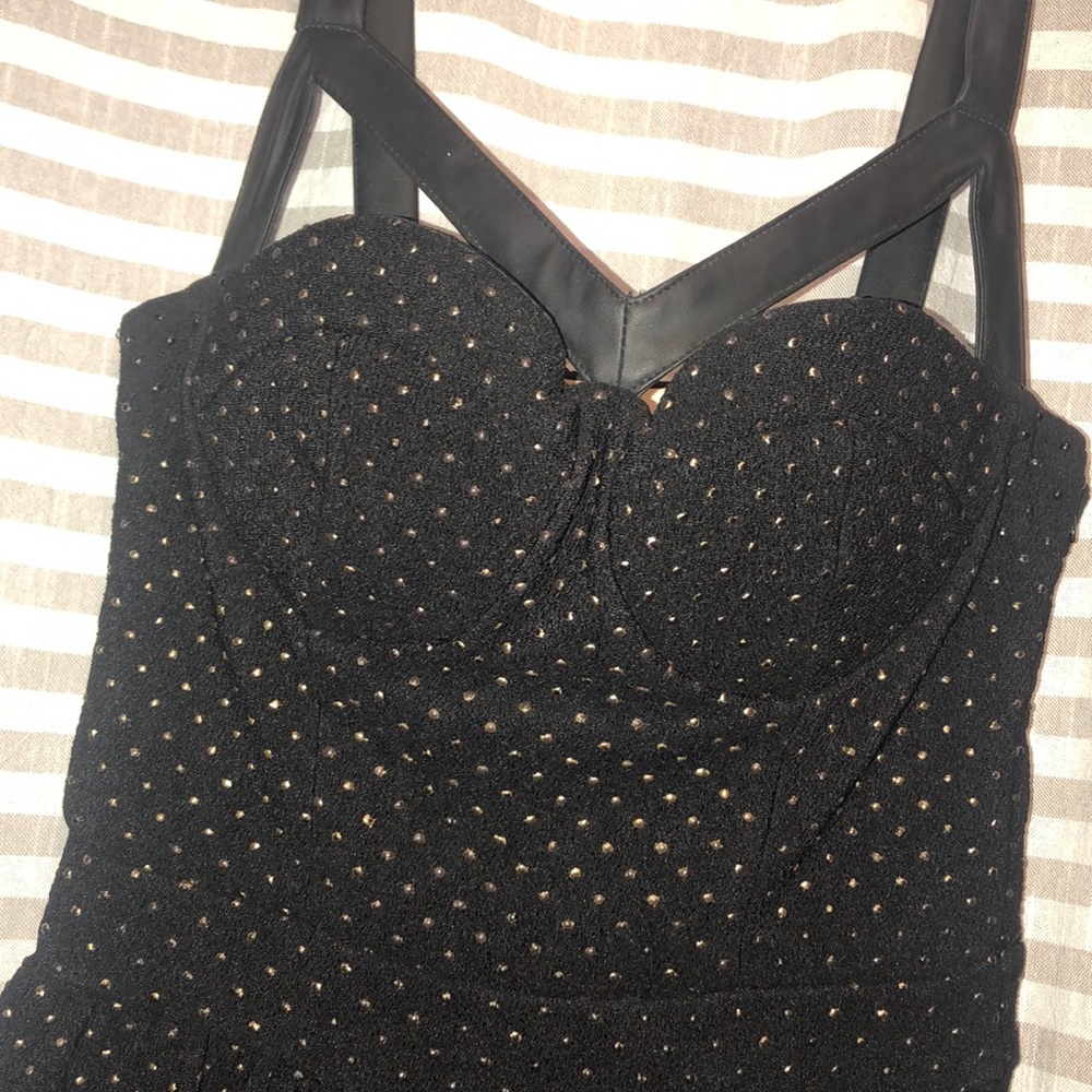 Black vintage sexy dress